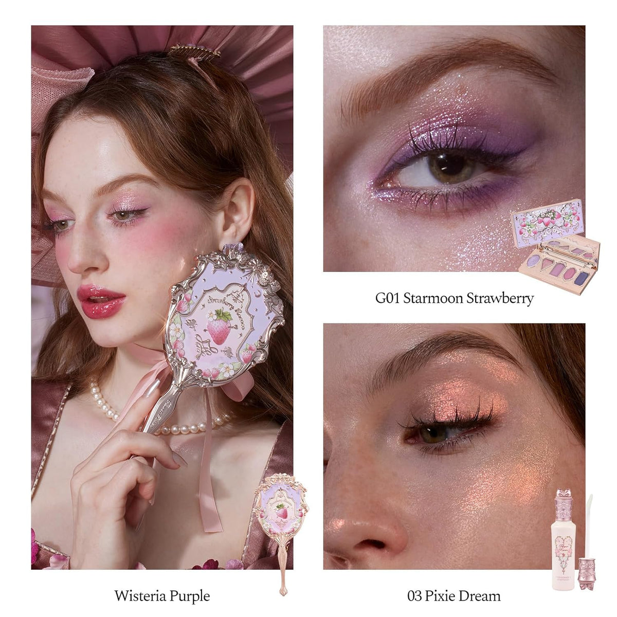 Flower Knows RocoBerry Dream - Juego de caja de regalo de maquillaj...