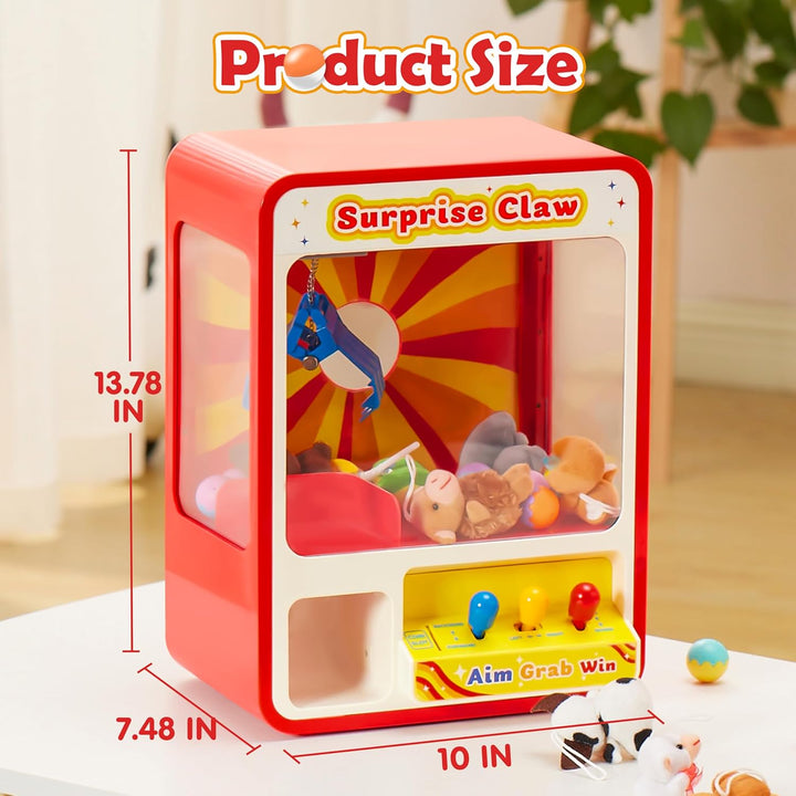 JOYIN Claw Machine - Juguete de arcade con luz LED y