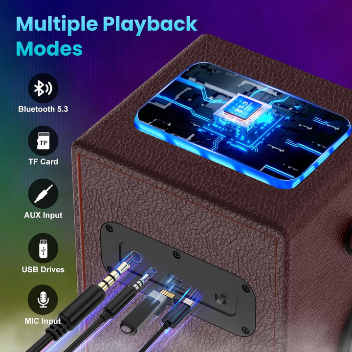 TAMPROAD Altavoz Bluetooth, altavoces inalámbricos de 120 W de pote...