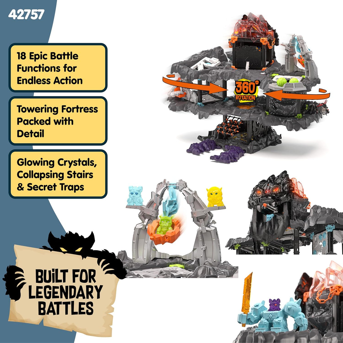 Schleich Eldrador - Set de Batalla Mastercave Smashrador 119 piezas | 42757