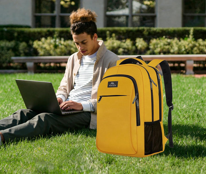 MATEIN - Mochila de viaje para laptop, resistente y antirrobo, idea...