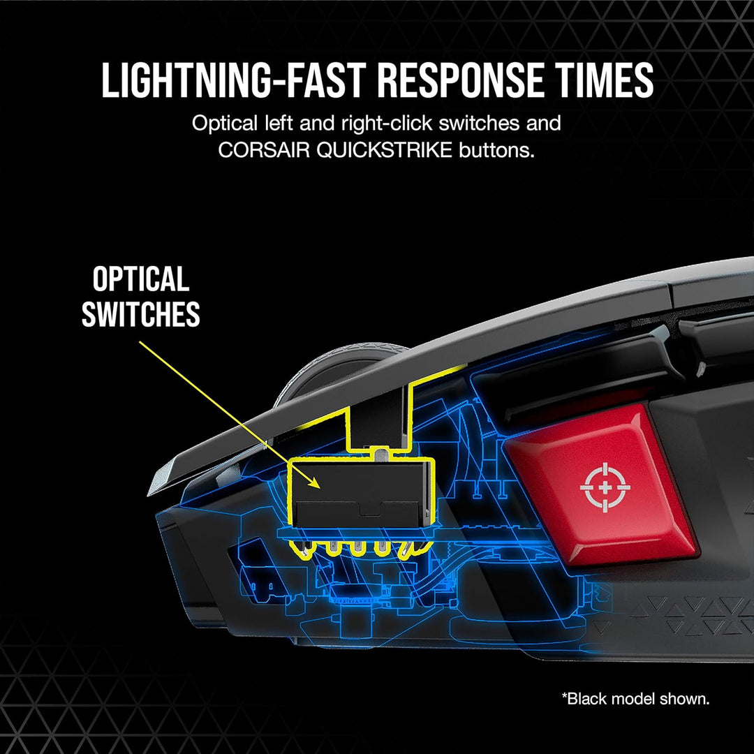 Corsair M65 RGB Ultra Wireless Tunable FPS Mouse inalámbrico para j...