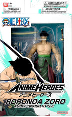 Anime Heroes - One Piece - Figura de acción de Roronoa Zoro estilo tres espadas