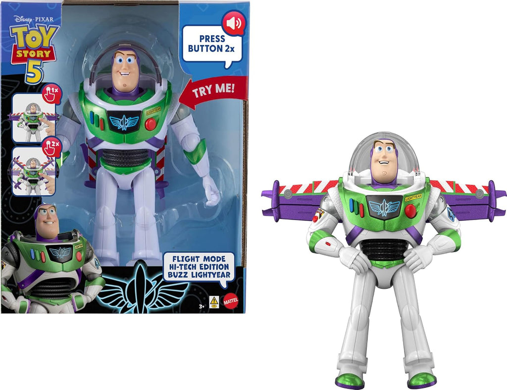 Mattel Disney y Pixar Toy Story 5 Modo de vuelo Hi-TechBuzz Lightyear