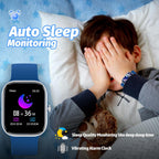 Reloj inteligente para niños, rastreador de fitness, no necesita teléfono/aplicación, 19 modos deportivos, pantalla DIY de 1.5", impermeable IP68, monitor de sueño, podómetros, frecuencia cardíaca