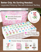 BALE ® Original American Mahjong Tile Set con Complete Game Accessories