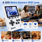 Consola de juegos portátil retro para adultos, pantalla IPS de 3 pulgadas
