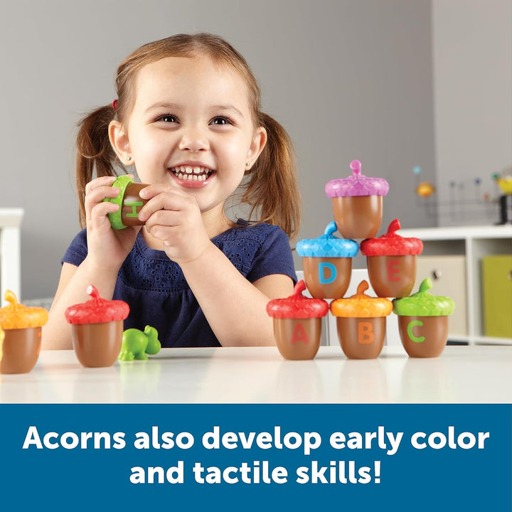 Learning Resources Juego de Actividades de Bellotas del Alfabeto -...