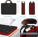 ZINZ Funda delgada expandible para laptop de 15.6 pulgadas, funda m...