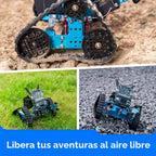 Makeblock mBot2 Rover Emo Robot Programación para niños, kit de robótica interactiva de aprendizaje y juego al aire libre, codificación de control remoto para niños de 8 a 12 años en adelante