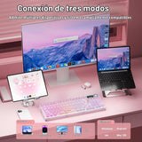 AULA F98 Pro V3 Teclado mecánico inalámbrico con pantalla y perilla...