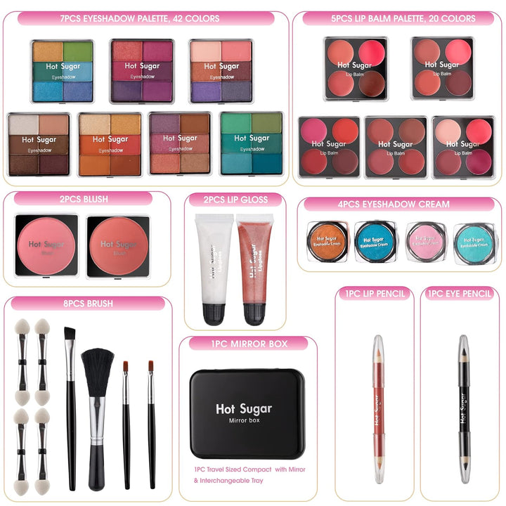 Kit de Maquillaje Hot Sugar para Chicas Adolescentes - Juego Comple...