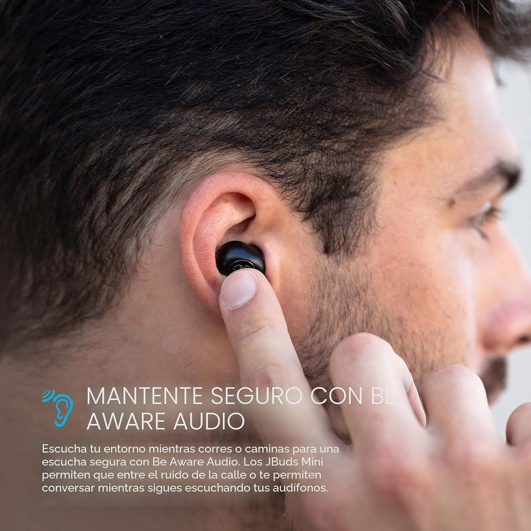 JLab JBuds Mini Auriculares Bluetooth inalámbricos + funda de carga...