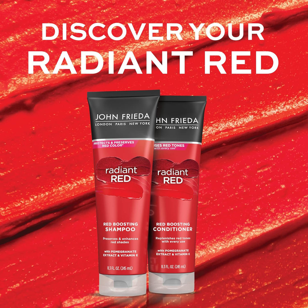 John Frieda Paquete de champú y acondicionador Radiant Red, champú...