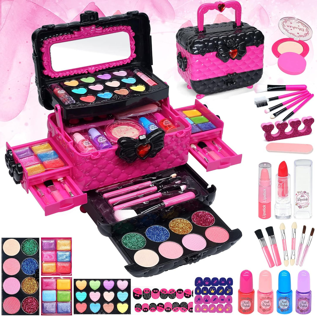 Juegos de maquillaje para niñas - Kit de maquillaje para niñas, Maq...