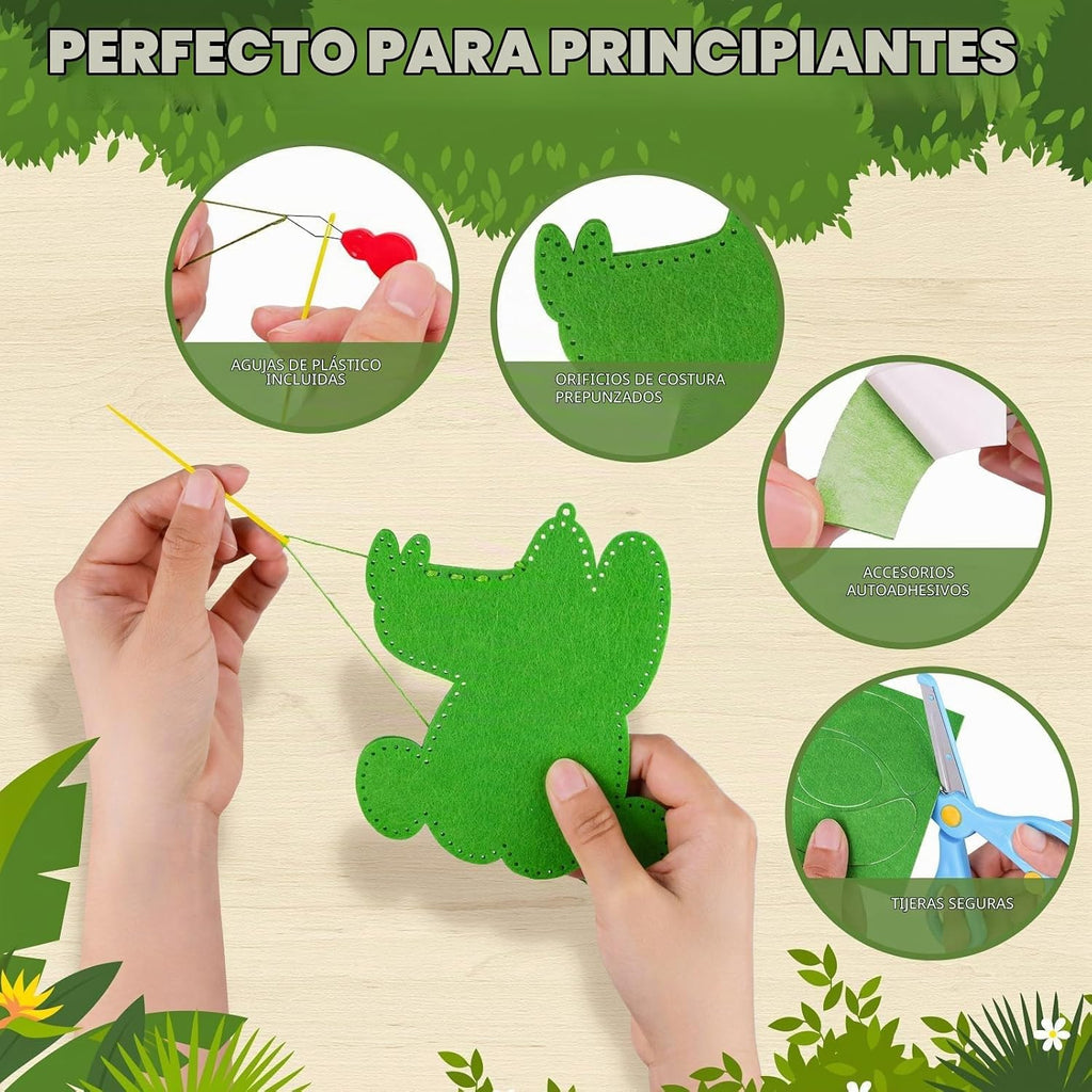 Garma Kits de costura para niños, kit de manualidades de fieltro de