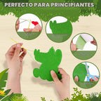 Garma Kits de costura para niños, kit de manualidades de fieltro de