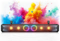 Ehaho - Barra de sonido UTV de 35 pulgadas, altavoz de carrito de golf Bluetooth con luces de fiesta RGB