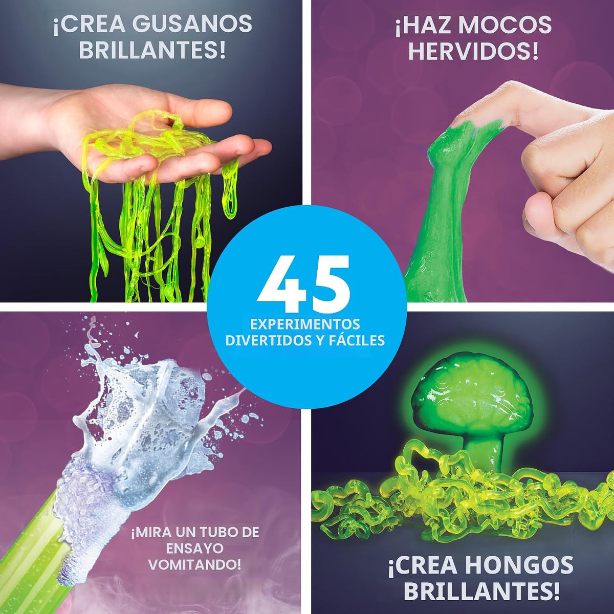 National Geographic Gross Science Kit con 45 Experiments para Kids 8-12