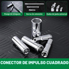 SK Juego de llaves de vaso de 3/8", enchufes SAE profundos, 13 piezas de 1