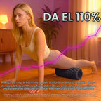 Rodillo de espuma fuerte 321 – Masajeador de tejido profundo de densidad media para masaje muscular y liberación de puntos miofascial, con eBook 4K