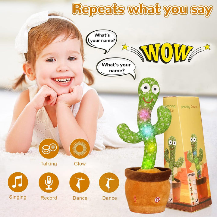 Juguete de cactus que habla bailando, juguete de cactus que imita e...