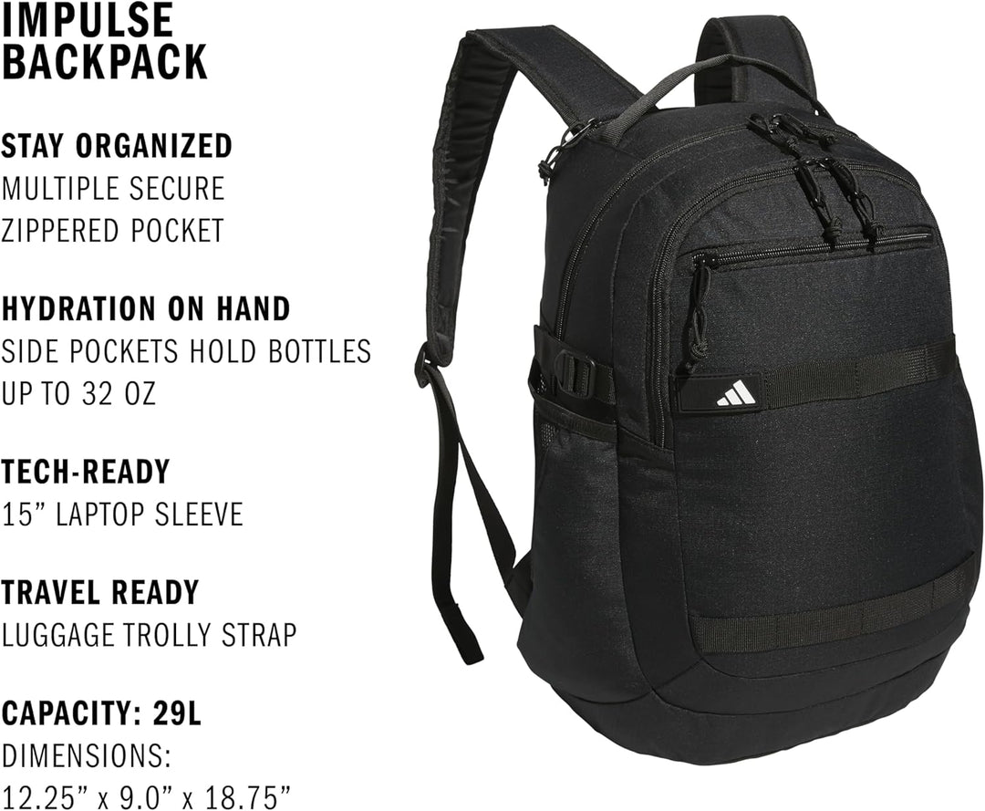 Mochila Impulse, bolsa deportiva para hombres y mujeres, duradera y...