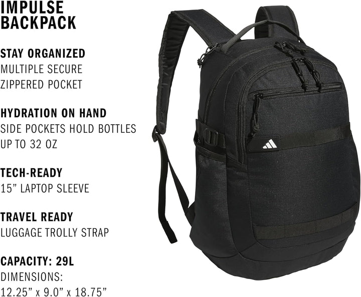 Mochila Impulse, bolsa deportiva para hombres y mujeres, duradera y...