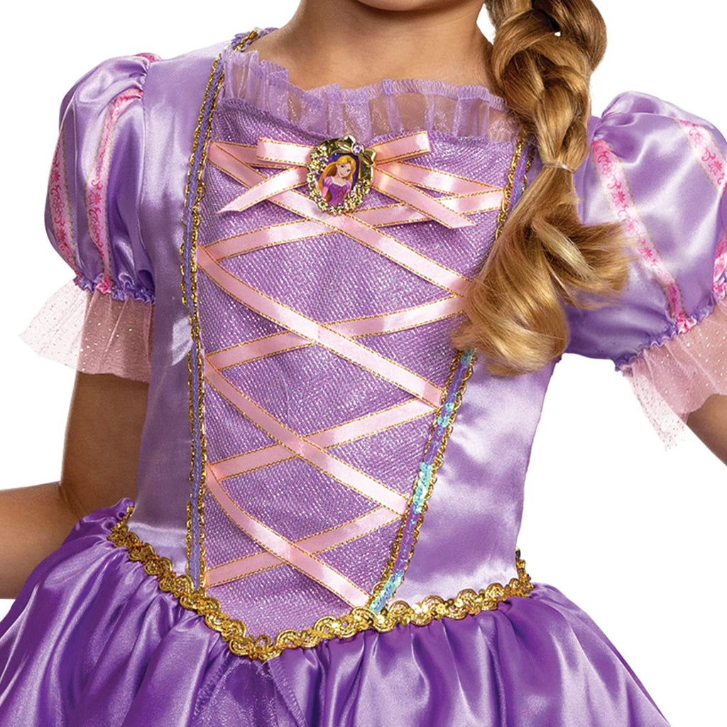 Disguise Disfraz de princesa Rapunzel para niñas, disfraz oficial de princesa de Disney, disfraz infantil