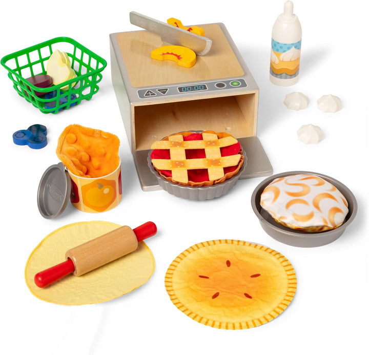 Melissa &amp; Doug - Juego de simulación de alimentos de madera par...