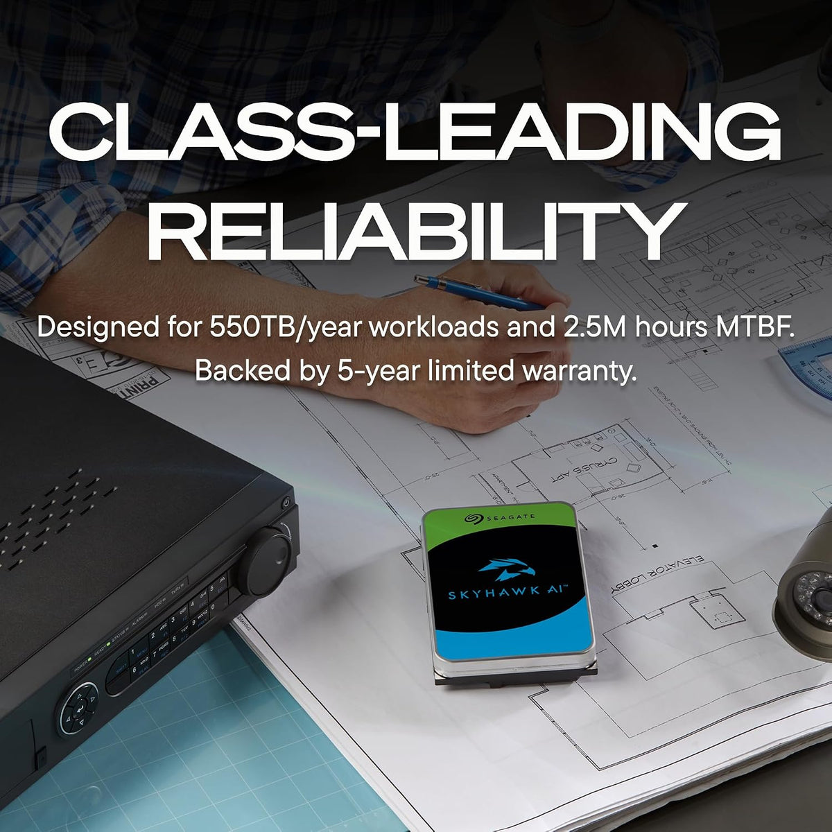 Seagate Skyhawk AI 32TB Disco Duro de Video Interno HDD \u2013 3.5...