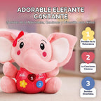 STEAM Life Elefante musical de peluche con luces, bebés de 0 a 36 meses