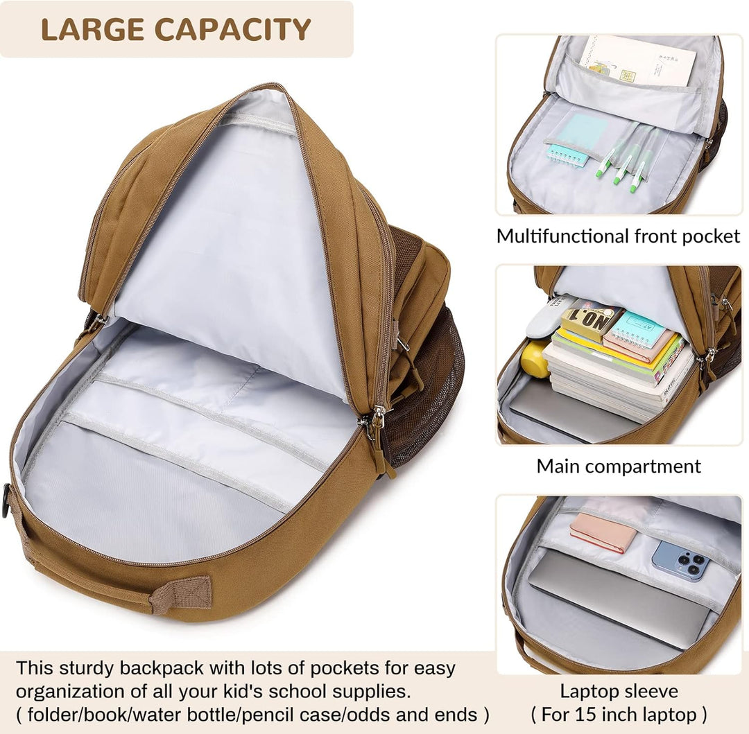 Lohol Mochila resistente al agua con bolsillos multifuncionales par...
