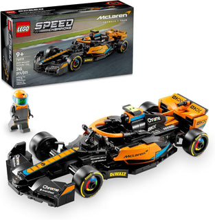 LEGO Speed Champions - Automóvil de Carreras de Fórmula 1 McLaren 2023 para jugar, exhibir, McLaren construible, regalo para niños y niñas de 9 años en adelante que aman el juego independiente (76919)
