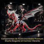 Rompecabezas de metal 3D para adultos, kit de modelo de dragón