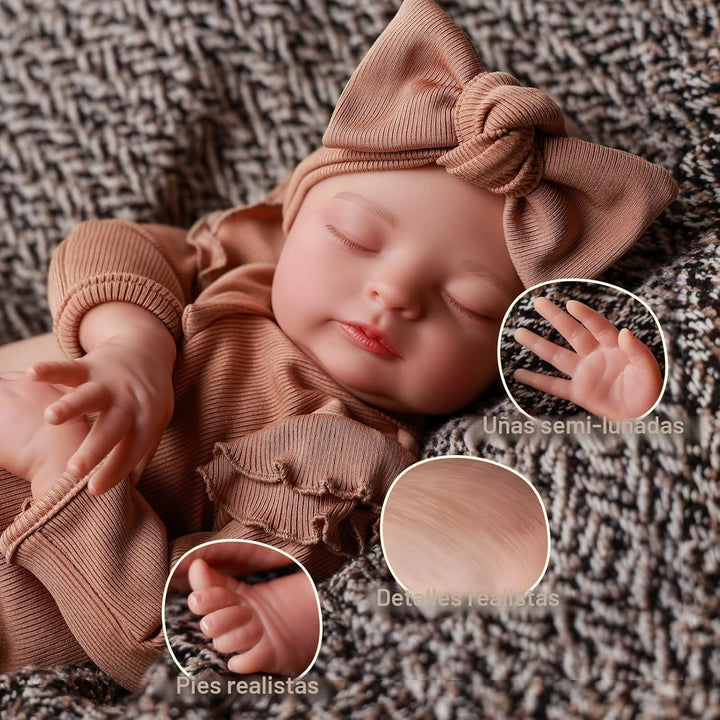 ADFO Muñecas bebé Reborn de la vida real para niñas, muñecas de 20...