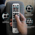 GE Control Remoto Recargable para TV, Control Remoto Universal, Iluminado