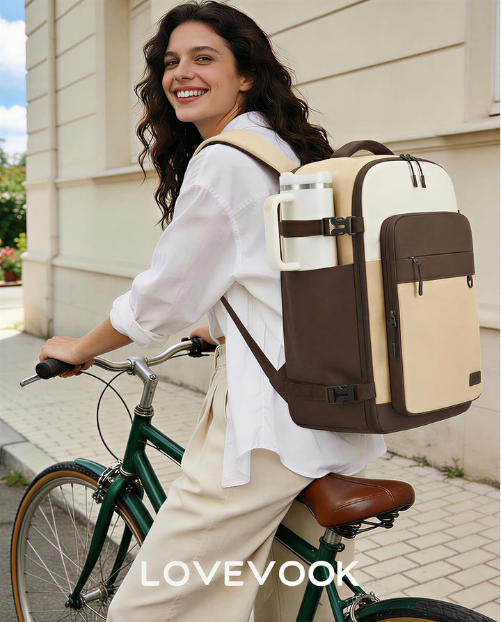 LOVEVOOK Mochila de viaje para mujeres y hombres, mochila grande ap...