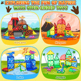 Juguetes de dinosaurio azulejos magnéticos juego del mundo