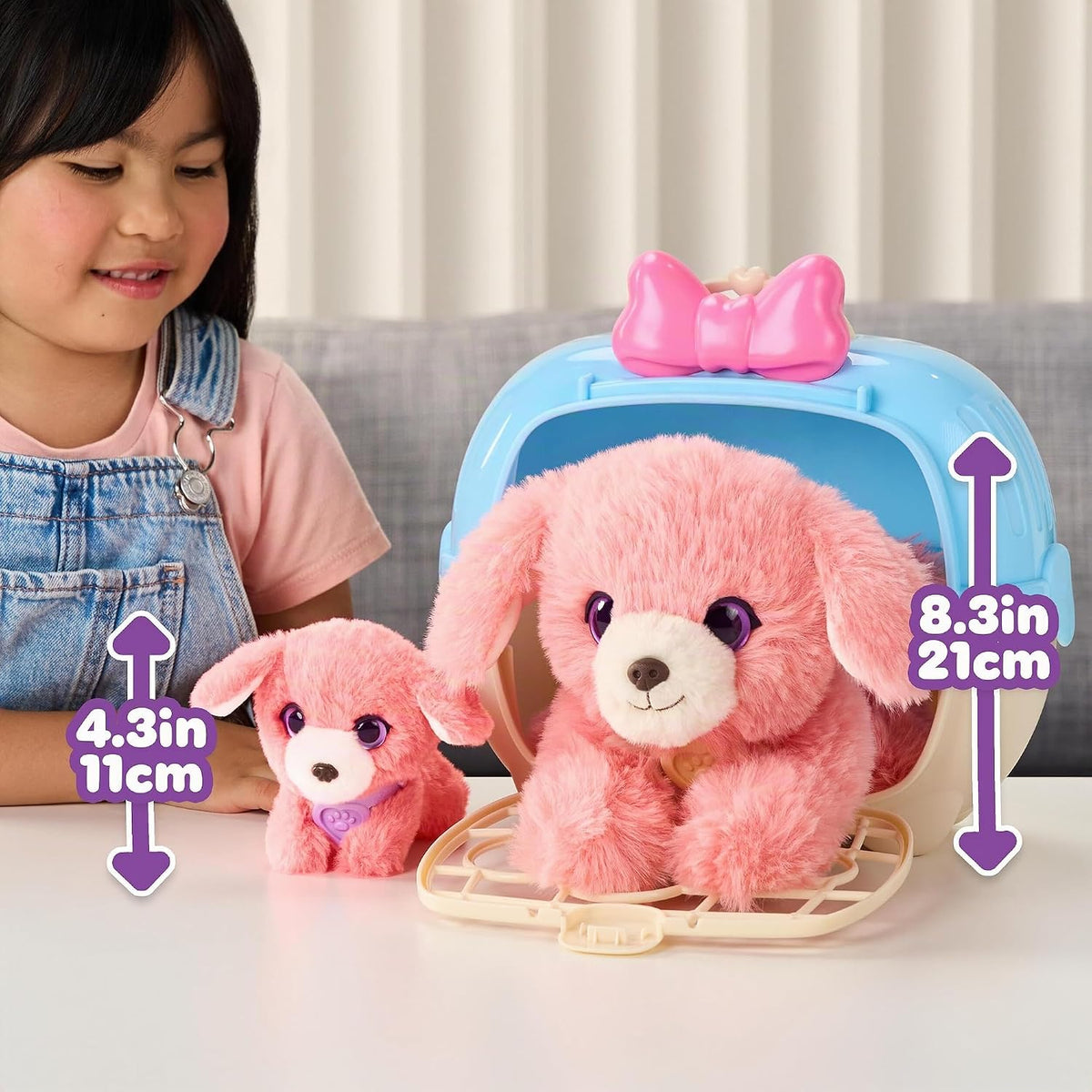 ScruffaLuvs Mom & Baby Scruffs Retriever - Juguetes de peluche, lavar para