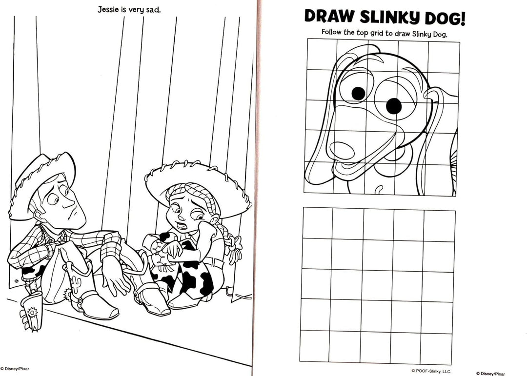 Pixar Disney Toy Story - Libro gigante para colorear y