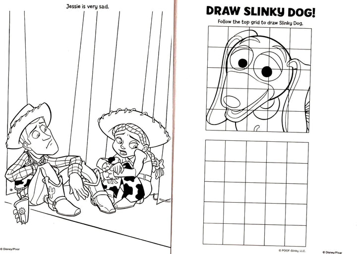 Pixar Disney Toy Story - Libro gigante para colorear y
