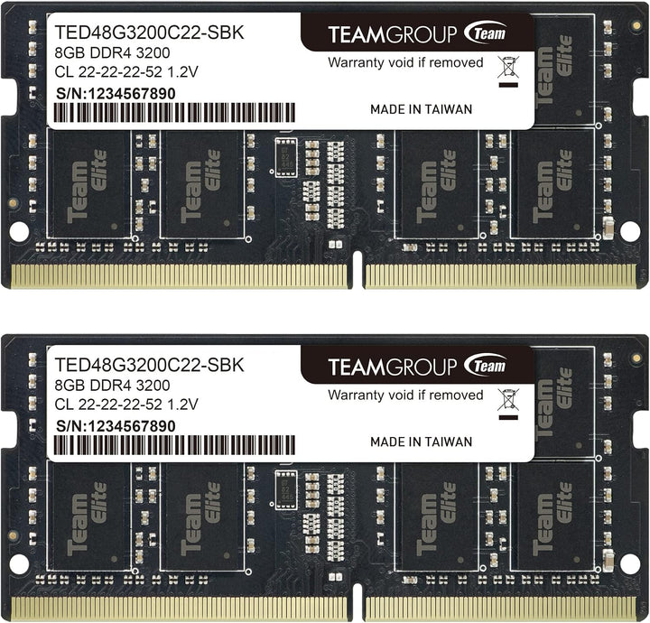 TEAMGROUP Elite DDR4 Kit de 16 GB (2 x 8 GB) 3200 MHz PC4-25600 CL2...