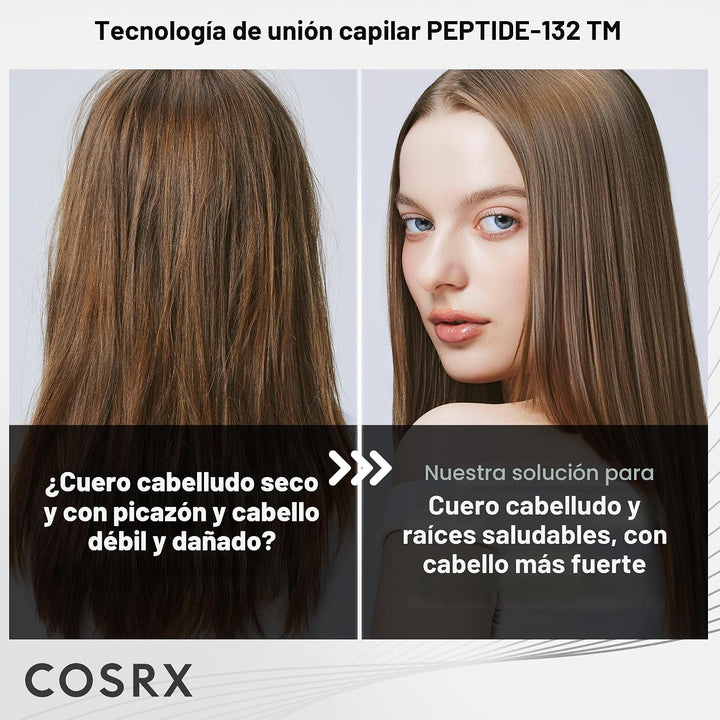 COSRX PEPTIDE 132 Kit de cuidado del cabello, champú para el cuidad...