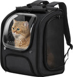 Pecute - Mochila para gatos, mochila de burbujas para gatos de gran espacio