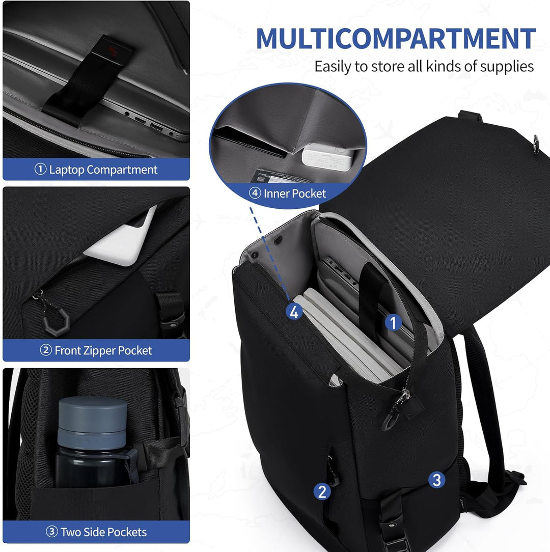 OIWAS Mochila para hombre, mochila para laptop de 16 pulgadas para...