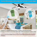 Reemplazo de control remoto para ventilador de techo para Hunter 99770