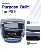 BGTREND Estuche de transporte para PS5, bolsa de consola de juegos con