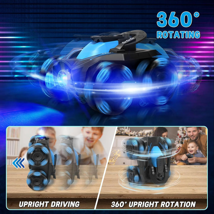 Eulogia Auto de acrobacias RC para niños de 5 a 12 alta