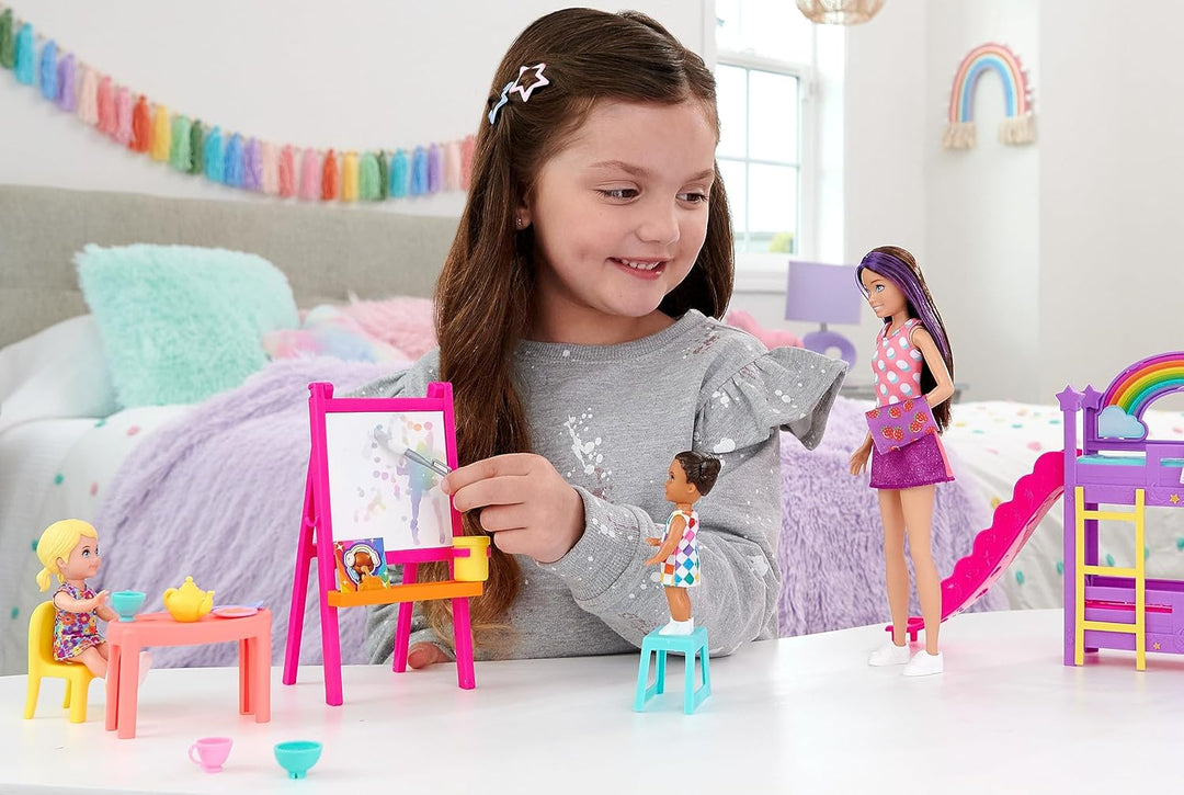 Barbie Skipper Babysitters, Inc. Juego de Guardería Ultimate con 3...